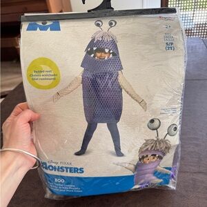 Boo Monsters INC Pixar Costume Disney Deluxe Toddler girl set hat top dress